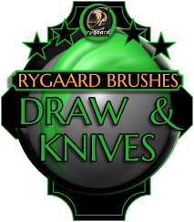 rygaard draw and knives brush - 3DCoat