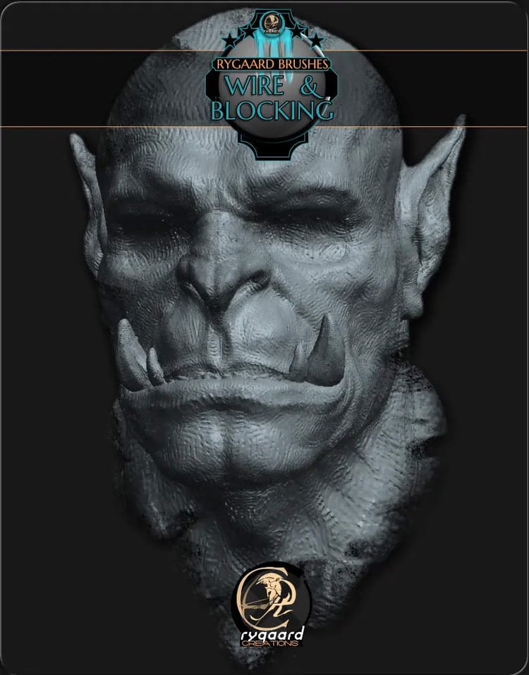 Rygaard Wire and Blocking brush pack - 3DCoat