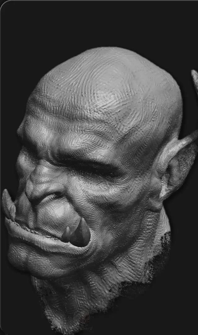 rygaard wire and blocking brush pack - orc 3/4 sculpt - 3DCoat