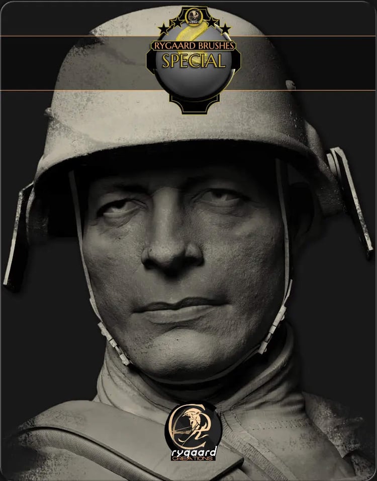 rygaard special brush pack - sapper sculpt - 3DCoat