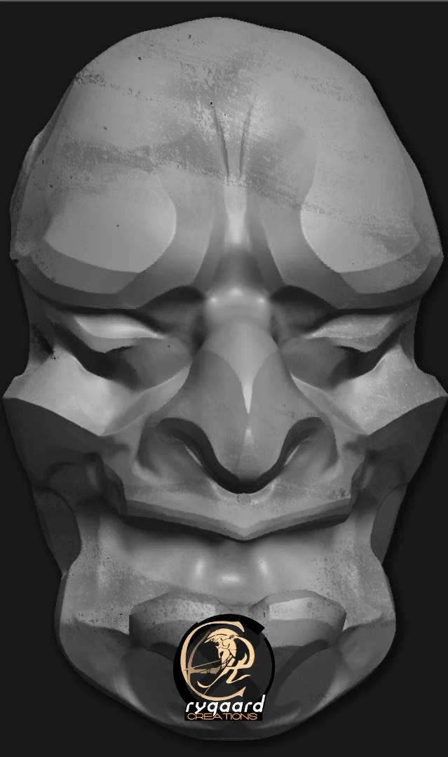 rygaard polish brush pack - polish mask frontal sculpt - 3DCoat