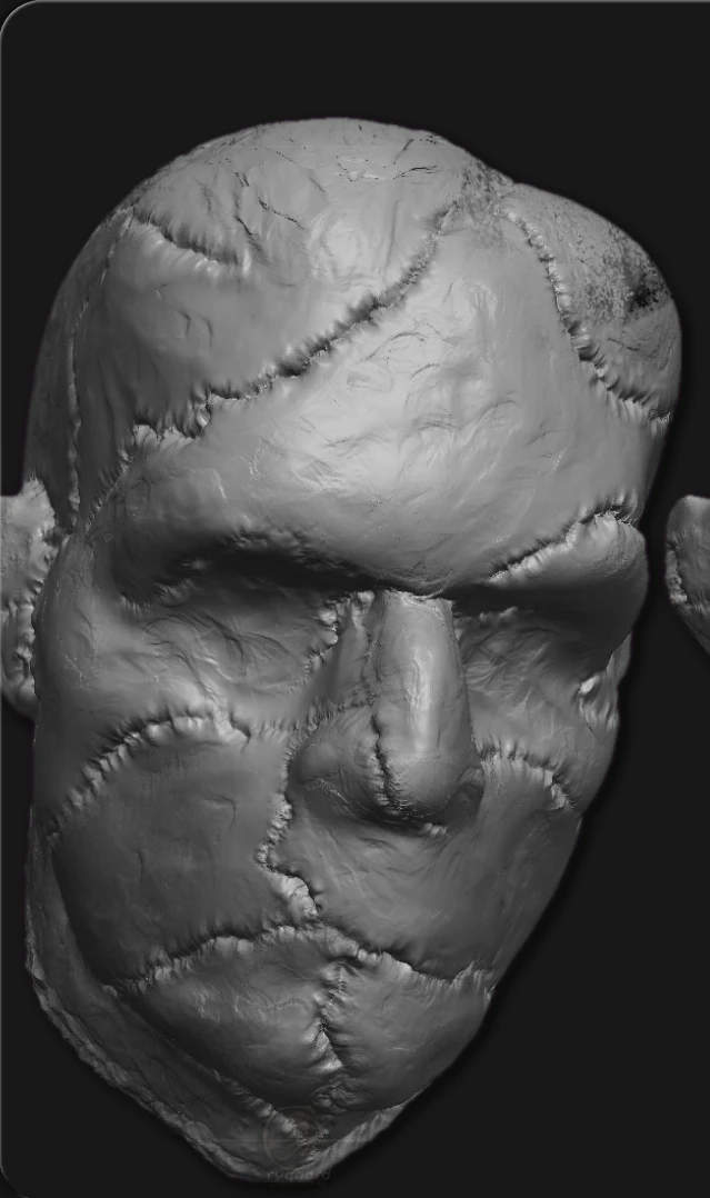 rygaard effect brush pack - effects 3/4 face sculpt - 3DCoat