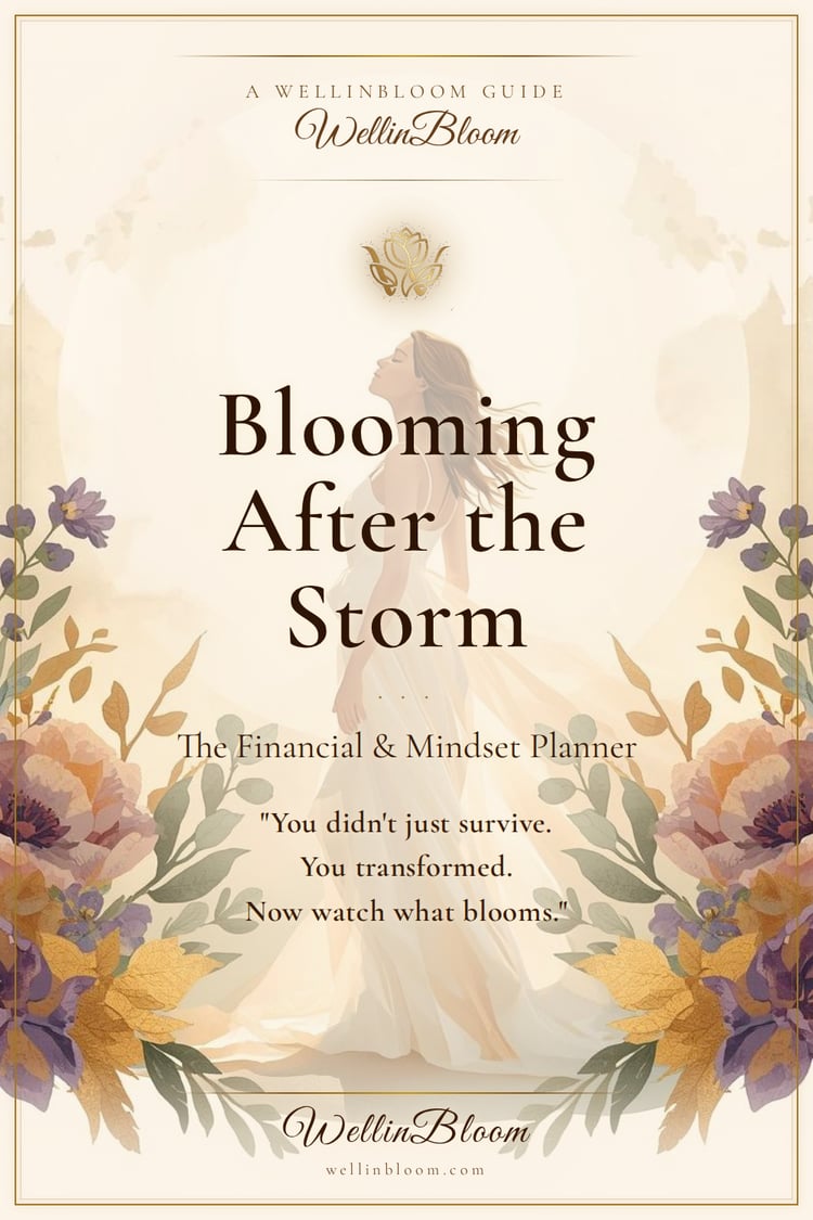 Blooming After the Storm digital planner for women — WellinBloom