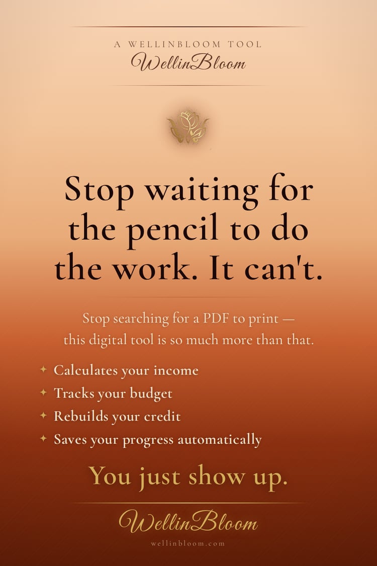 Breakup Recovery digital planner for women — WellinBloom