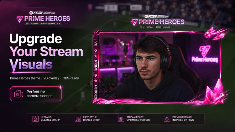 FC26 PRIME HEROES — Camera Overlay