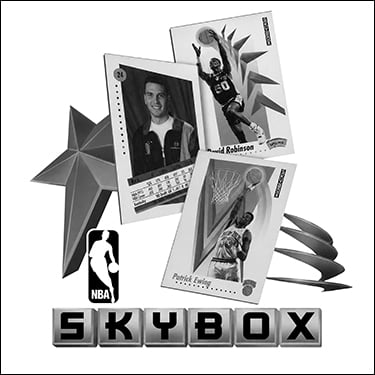 1991-92 Skybox Basketball Cards Binder Inserts