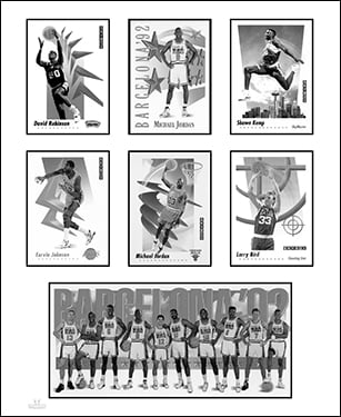 1991-92 Skybox Basketball Cards Binder Inserts
