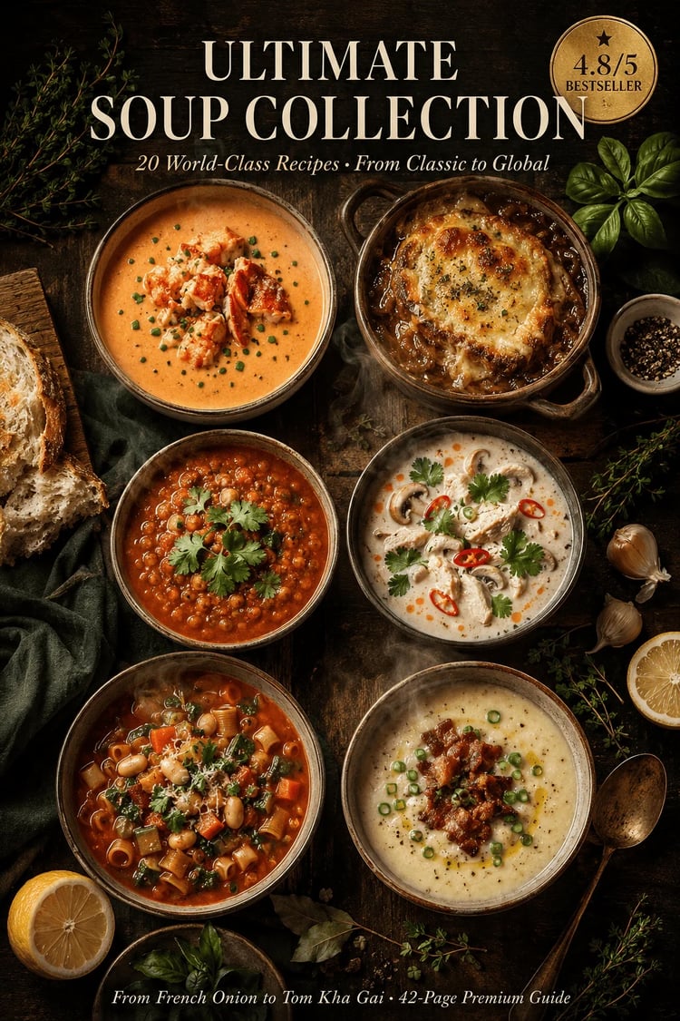 20 Cozy Soup Recipes – Healthy Creamy Comfort Food PDF Guide