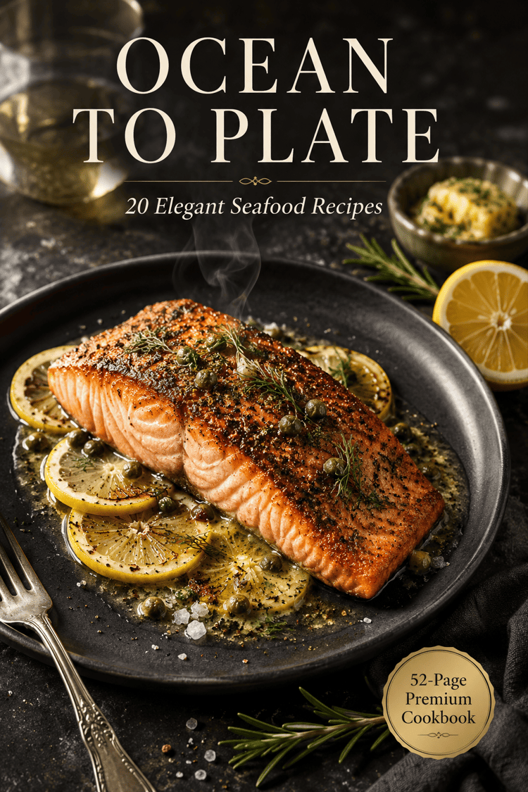 Seafood Cookbook – 20 Easy Fish, Shrimp & Shellfish Recipes PDF