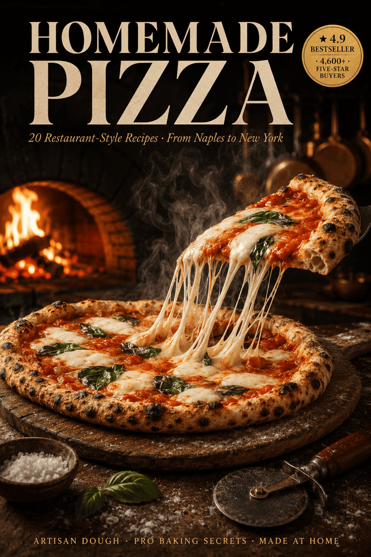 Homemade Pizza Recipes Book | 20 Easy Dough & Gourmet Pizza Recipes PDF
