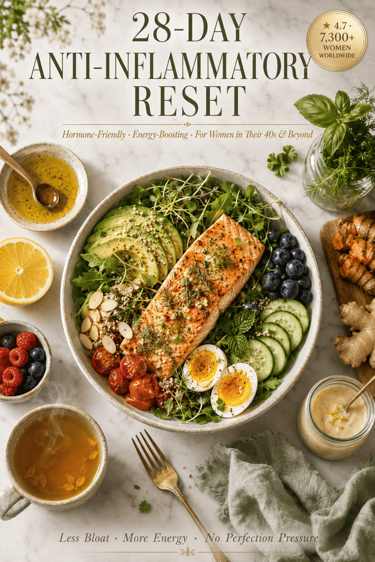 28-Day Anti-Inflammatory Keto Reset for Women – Meal Plan