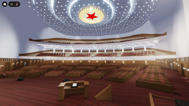 Roblox realistic auditorium interior