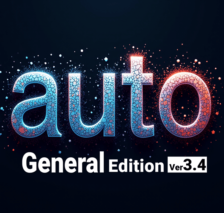AutoMosaic General edition logo for a Windows batch mosaic and privacy protection tool