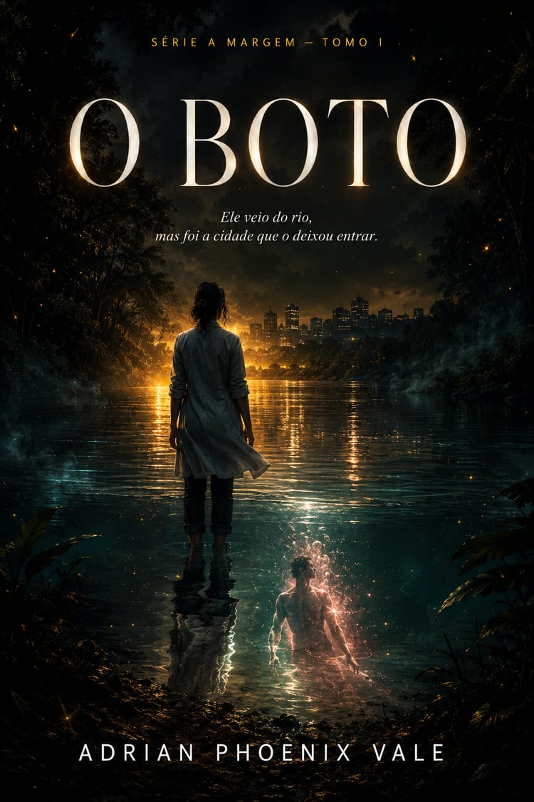 romance inspirado na lenda do boto, livro de fantasia baseado no folclore brasileiro, romance paranormal ambientado no brasil, mistério sobrenatural amazônia, ebook romance fantasia brasileira, história de amor sobrenatural brasileira, romance adulto com 