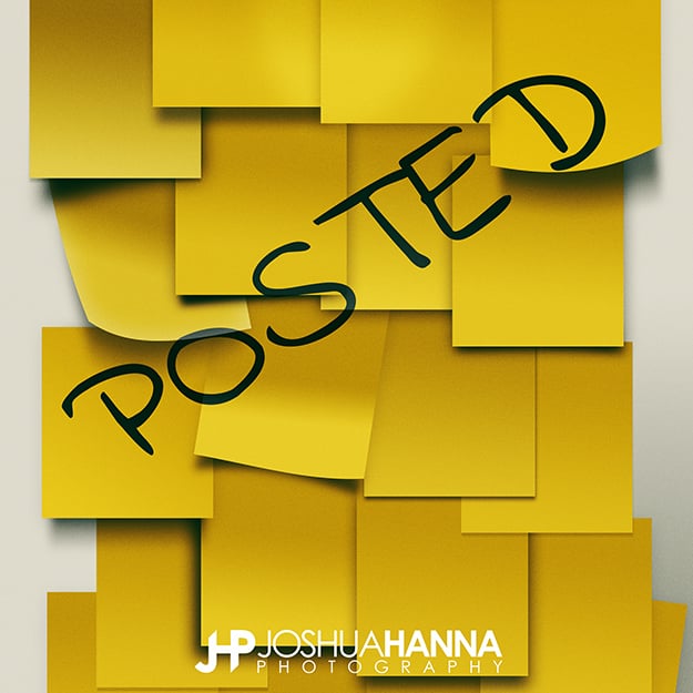Posted, Post It, Design, Template, Photoshop, Graphics, Media Day, Game Day, Photo Day, Banners, Teams, Schools, Sports