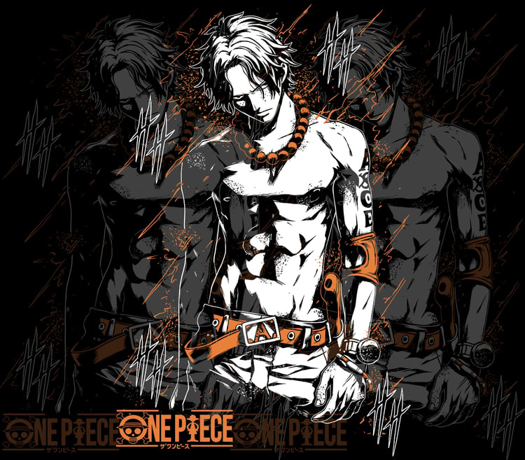 DESIGN ANIME Ace- /one piece