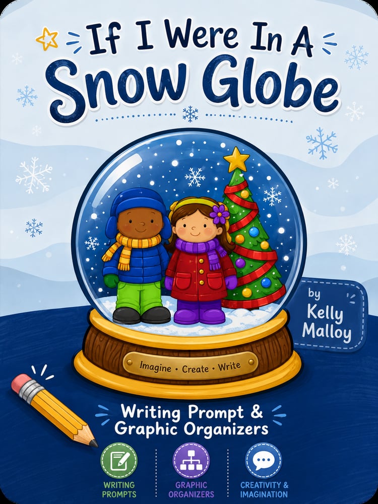 Snow Globe Writing Craft | Winter Writing Activity Template