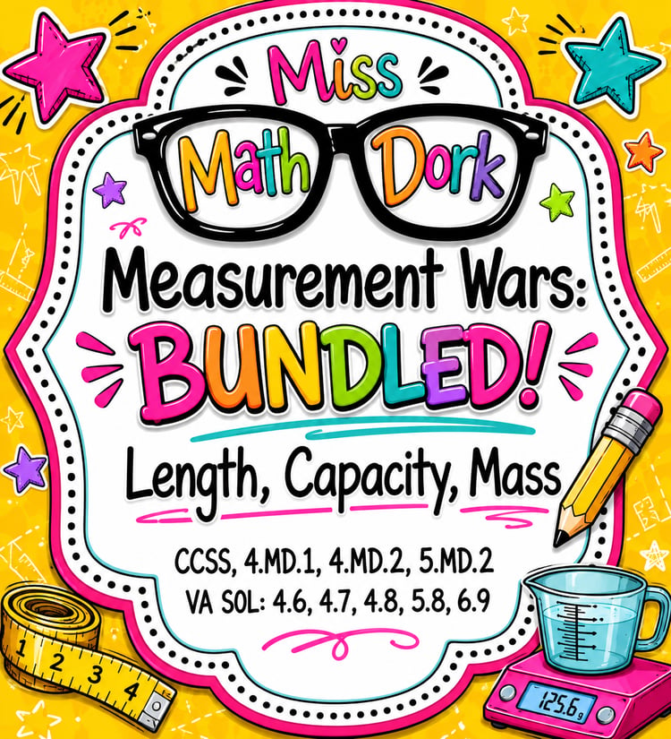Measurement Wars Bundle | Capacity, Length & Mass (Weight) Activities