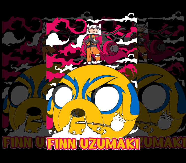 DESIGN ANIME Adventure Time | FINN UZUMAKI