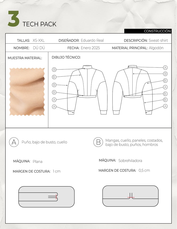 portafolio, diseñador, moda, patronista, digital, eduardo, real, ficha, técnica, dibujo, técnico, escalado, pantalones, suéter