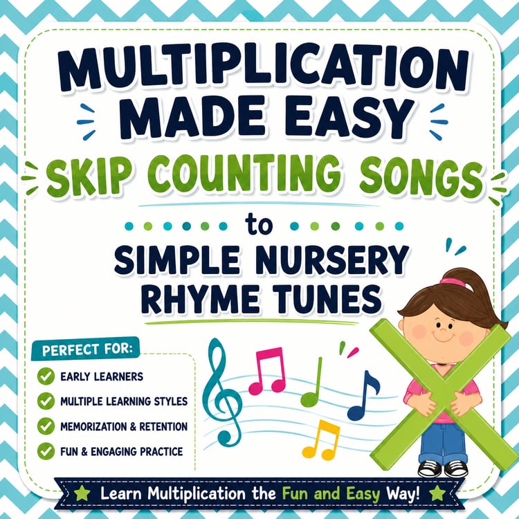 Skip Counting Songs | Fun Math Songs for Number Patterns & Multiplication Skills