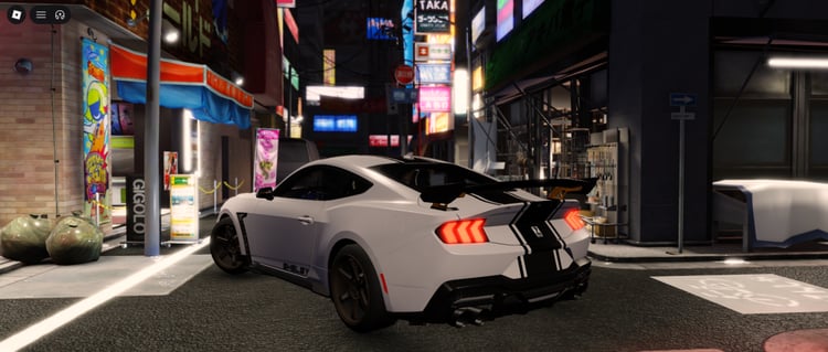 Roblox muscle car vehicle