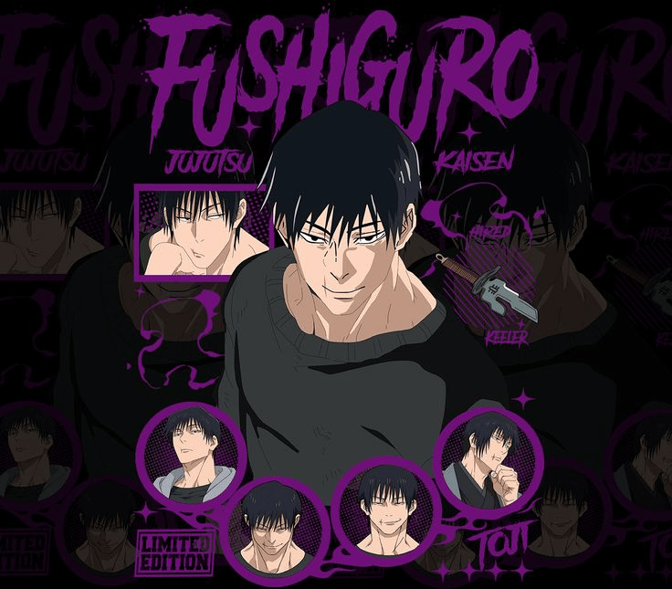 DESIGN ANIME Jujutsu Kaisen Toji Fushiguro