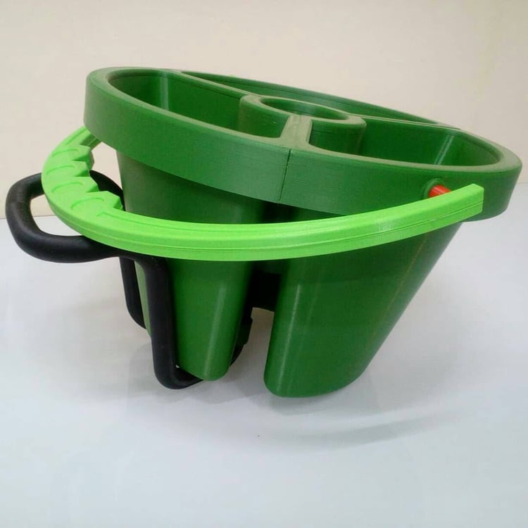 Splatoon Tri-Slosher 3D printed replica bucket cosplay prop