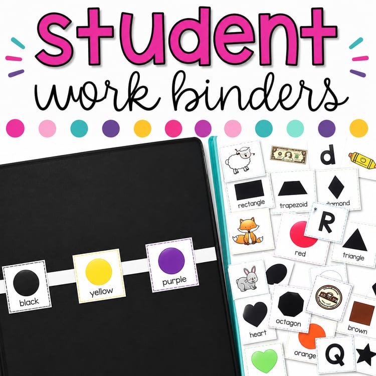 Student Work Binders | Special Education Organization & Progress Tracking Tools