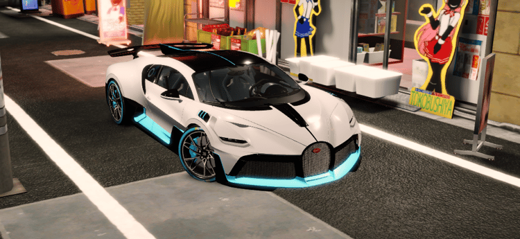Roblox Bugatti Divo hypercar
