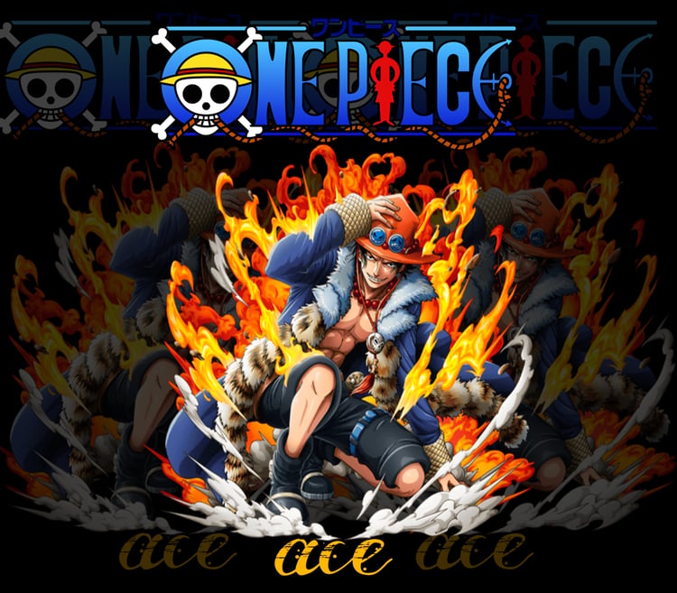 DESIGN ANIME Ace- /one piece