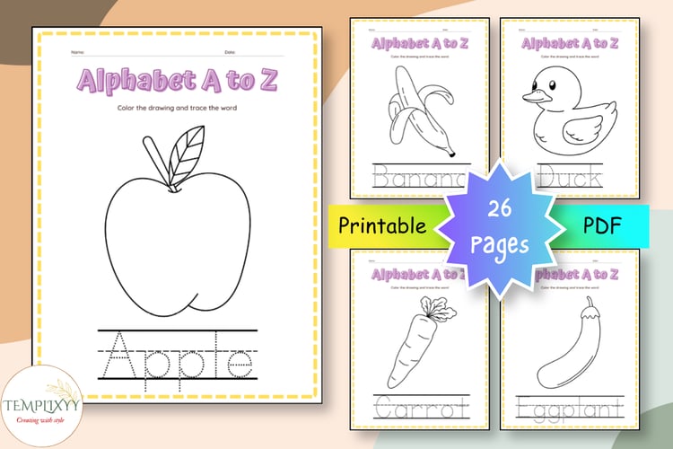 alphabet tracing book