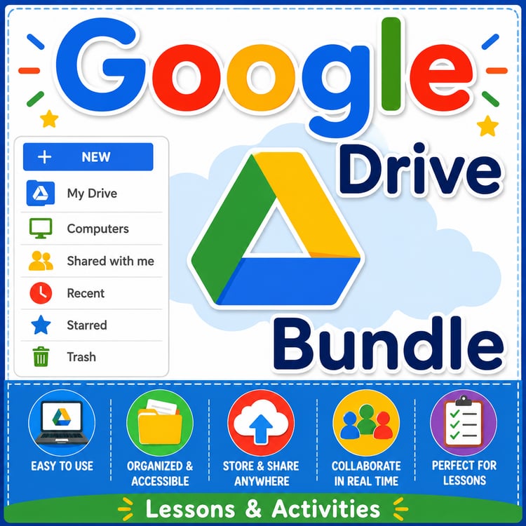 Google Drive Lessons & Activities Bundle | Digital Learning Resources for the Classroom