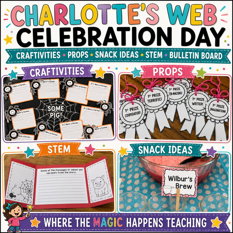 Charlotte’s Web Activities | Reading Comprehension & Literature Study Resources