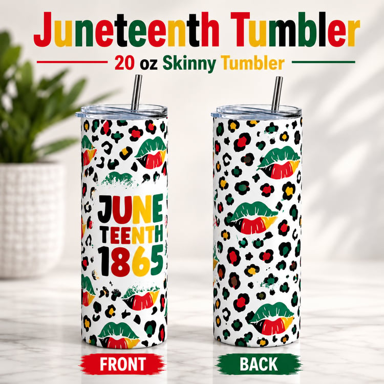 Juneteenth Tumbler Design