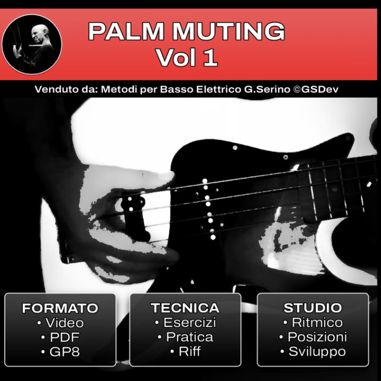 palm muting on bass