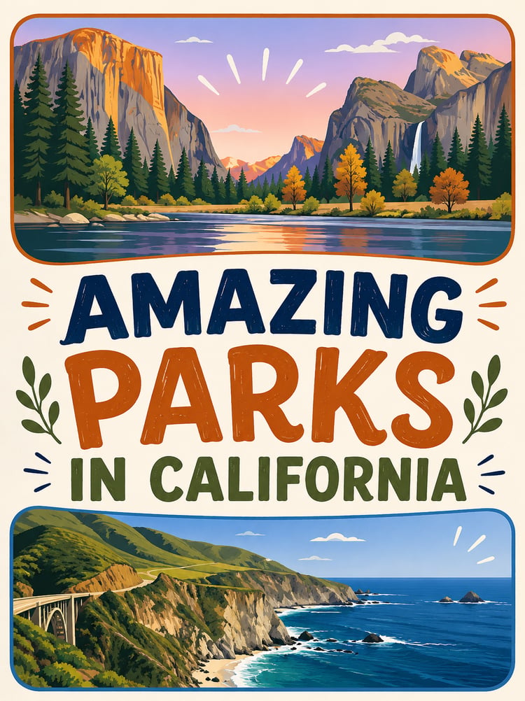 California National & State Parks Scavenger Hunt | Digital WebQuest Activity