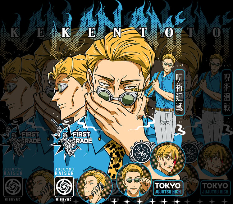 DESIGN ANIME NANAMI KENTO / Jujutsu Kaisen