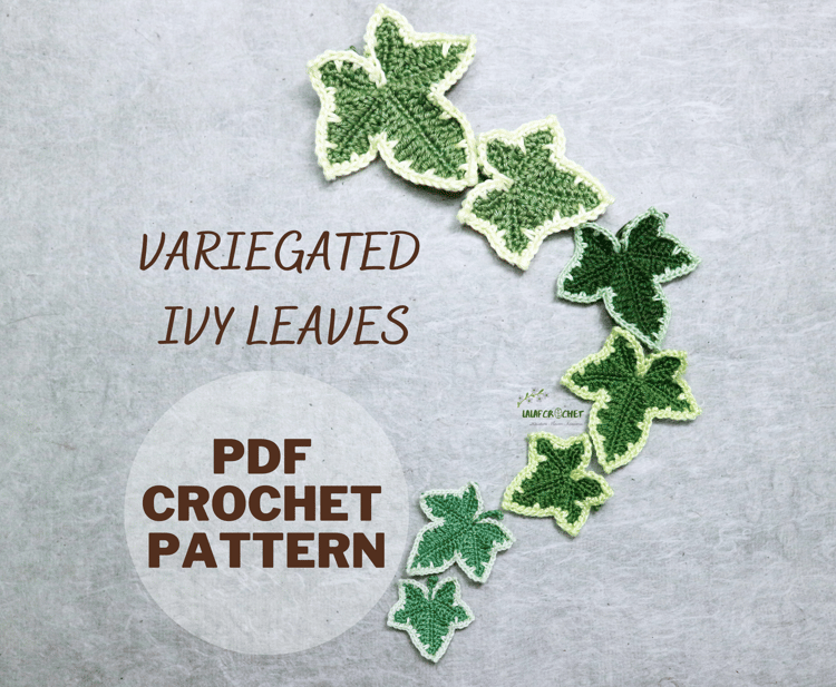crochet Ivy leaf pattern by lalafcrochet