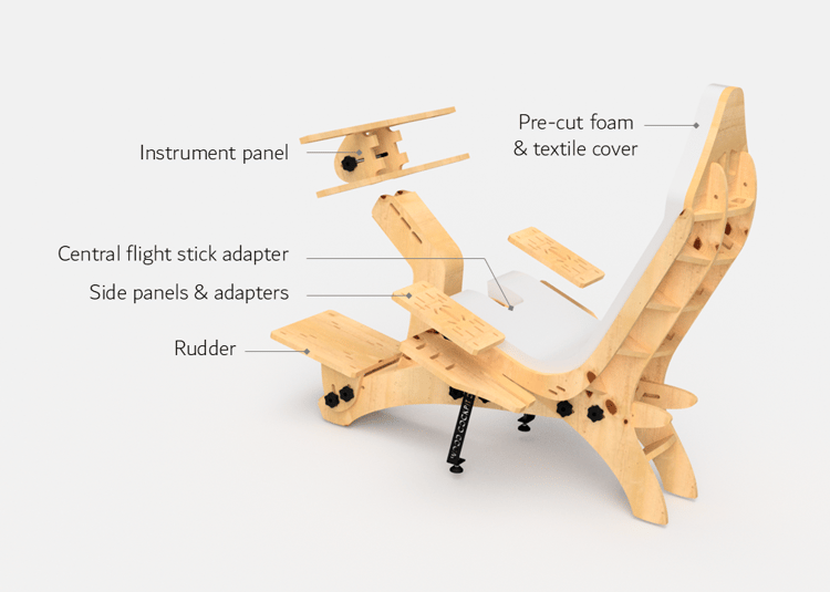 WOOD COCKPIT DESIGNS - DIY Kits