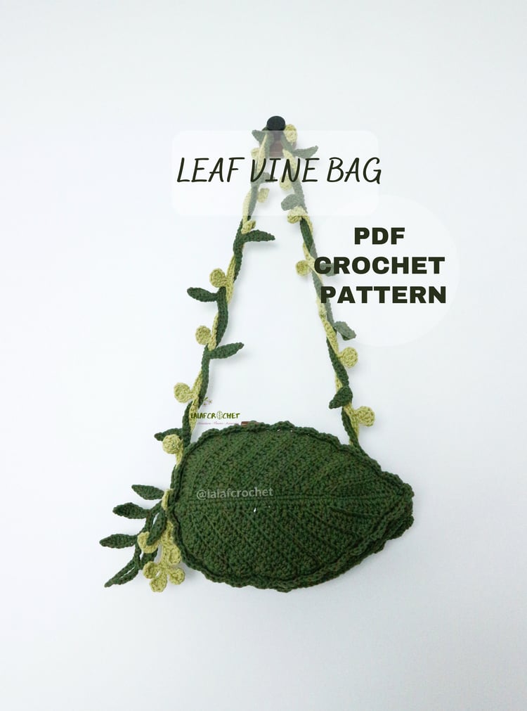 バッグ Leaf lalafcrochet - Bag, Purse Patterns