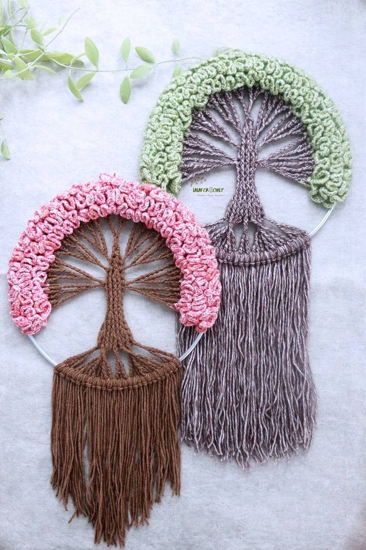 lalafcrochet crochet tree of life pattern