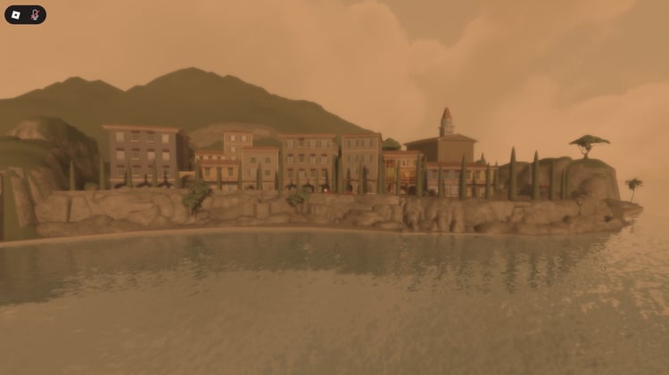 Roblox coastal Italian town