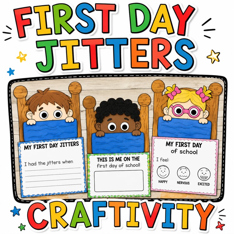 First Day Jitters Craft | Back-to-School Activity for the First Day of School