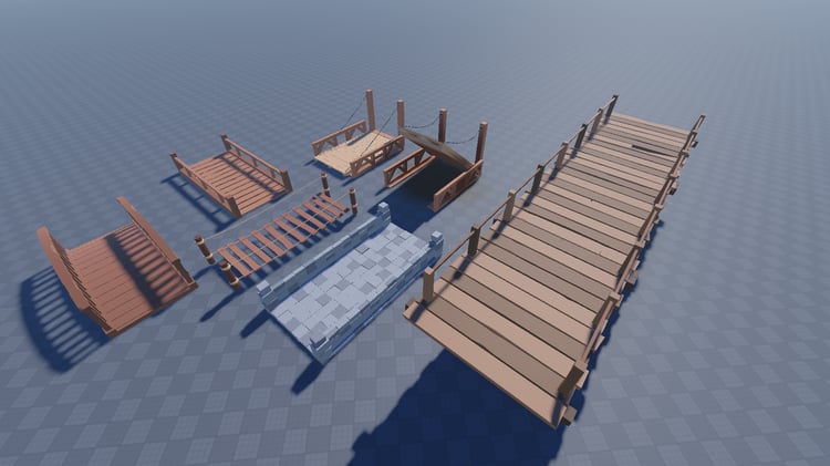 Roblox medieval environment props