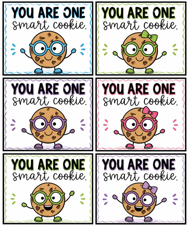 You Are One Smart Cookie Gift Tags | Student Reward & Classroom Gift Labels