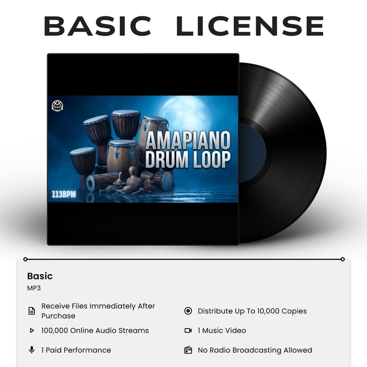 Amapiano Drum Loop