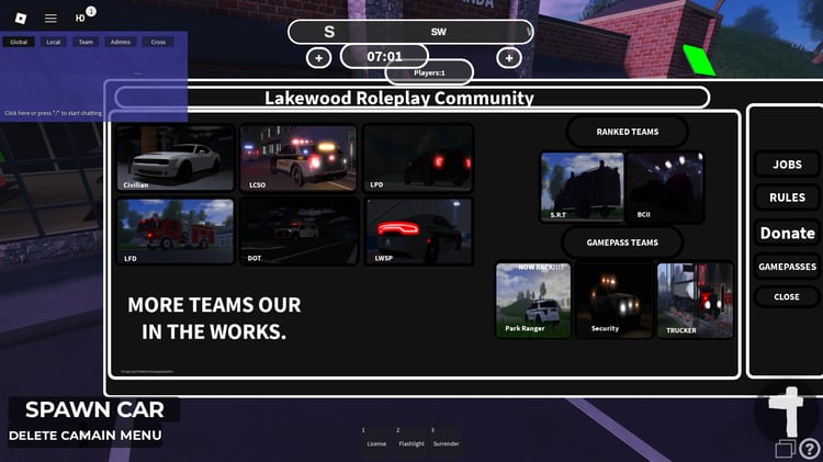 Roblox county roleplay map