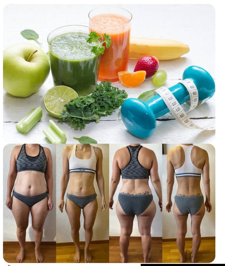 Couverture eBook Ventre Plat en 30 Jours avec femme en tenue de sport, aliments healthy, avant/après silhouette, programme fitness maison et conseils pour tonifier le ventre en 30 jours.