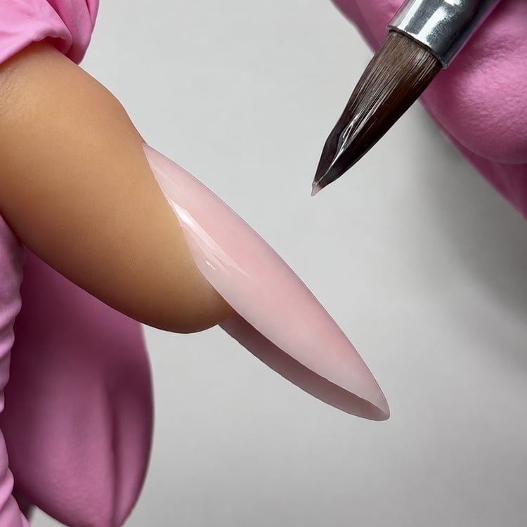Beginner gel nail sculpting course for almond and square nail extensions
